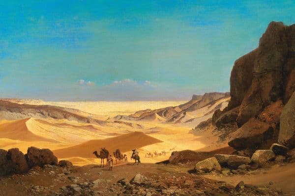 Masak Staffat - The Eternal Desert Canvas